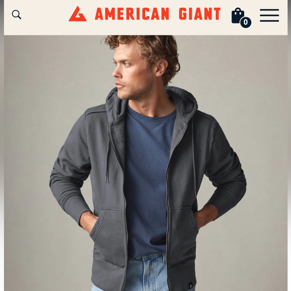 American Giant Classic Full fit hoodie
